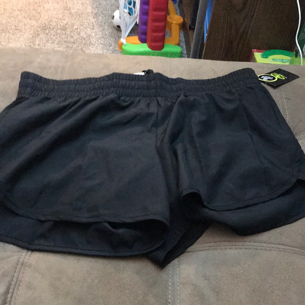 Brand new black sized large shorts